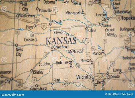 donde esta kansas|Mapa de Kansas – Estados Unidos